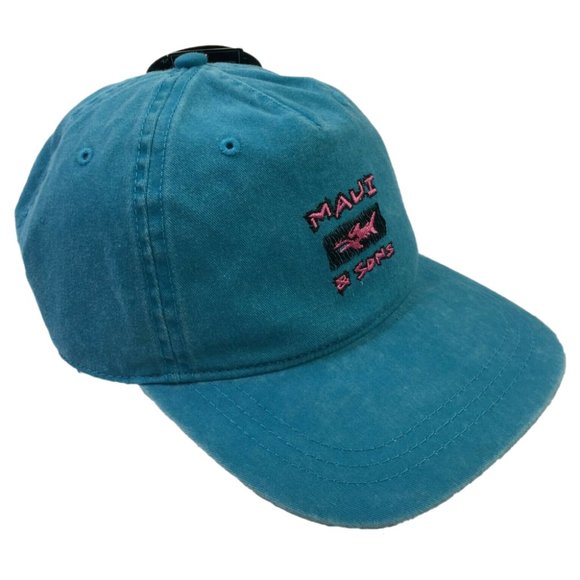 Maui and Sons Surf Snow Capri BLUE Dad Hat Cap - Picture 3 of 8